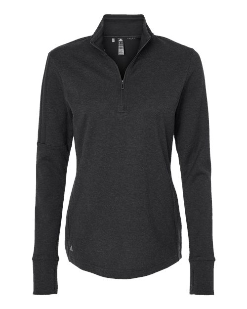 Adidas. Women's 3-Stripes Quarter-Zip Sweater. A555