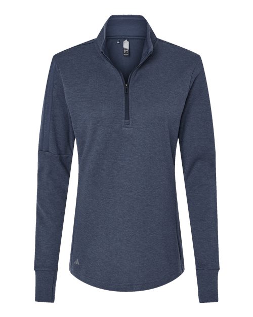 Adidas. Women's 3-Stripes Quarter-Zip Sweater. A555