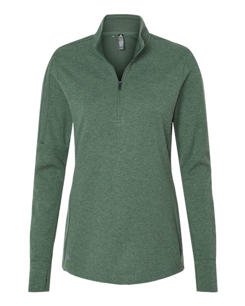 Adidas. Women's 3-Stripes Quarter-Zip Sweater. A555