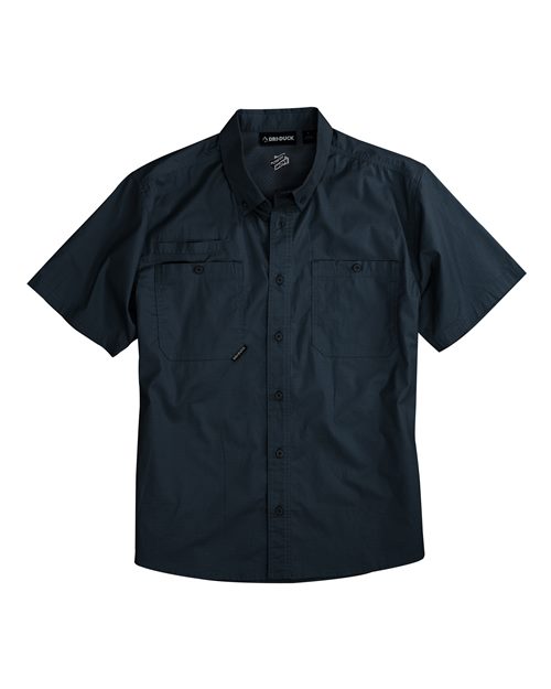 DRI DUCK. Craftsman Woven Short Sleeve Shirt. 4451