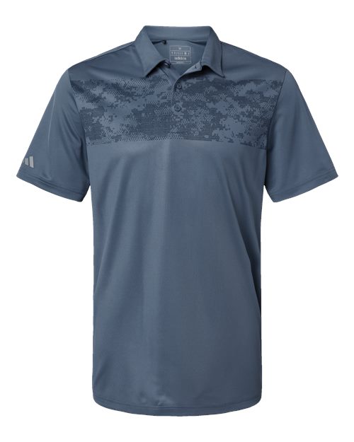 Adidas. Camo Chest Print Polo. A585