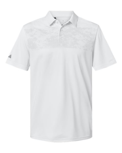 Adidas. Camo Chest Print Polo. A585