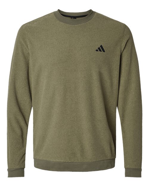 Adidas. Men's Terry Loop Crewneck Sweatshirt. A586