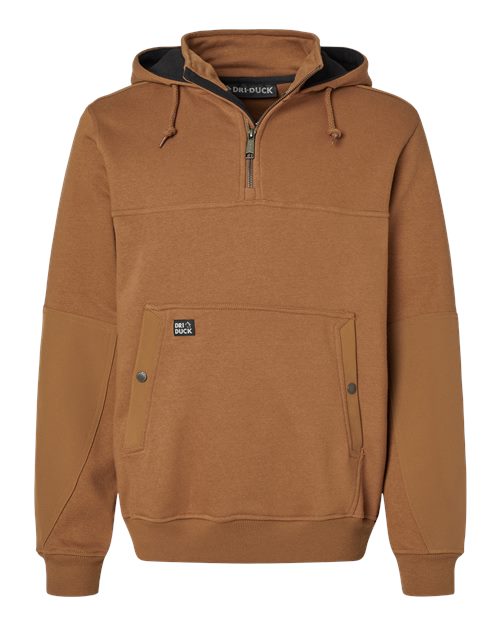 DRI DUCK. Mission Quarter-Zip Hooded Pullover. 7349