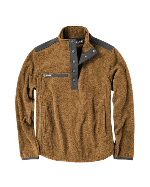 DRI DUCK. Women's Sierra Melange Fleece Pullover. 9341