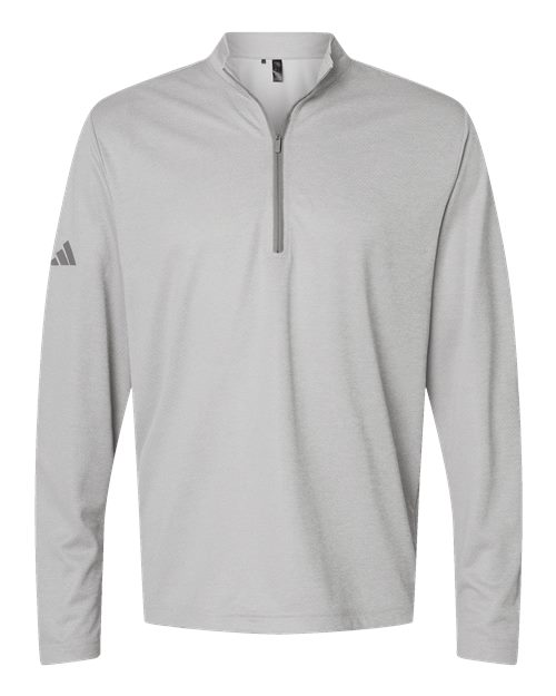 Adidas. Men's Space Dyed Quarter-Zip Pullover. A593