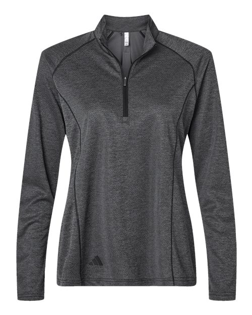 Adidas. Women's Space Dyed Quarter-Zip Pullover. A594