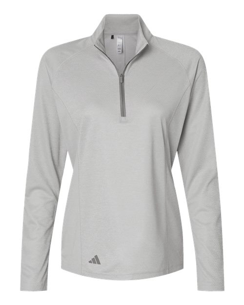 Adidas. Women's Space Dyed Quarter-Zip Pullover. A594