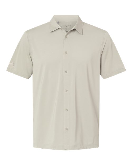 Adidas. Button Down Short Sleeve Shirt. A595