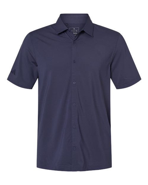 Adidas. Button Down Short Sleeve Shirt. A595