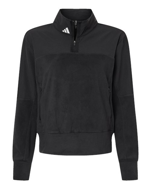 Adidas. Women's Fleece Quarter-Zip Pullover. A601