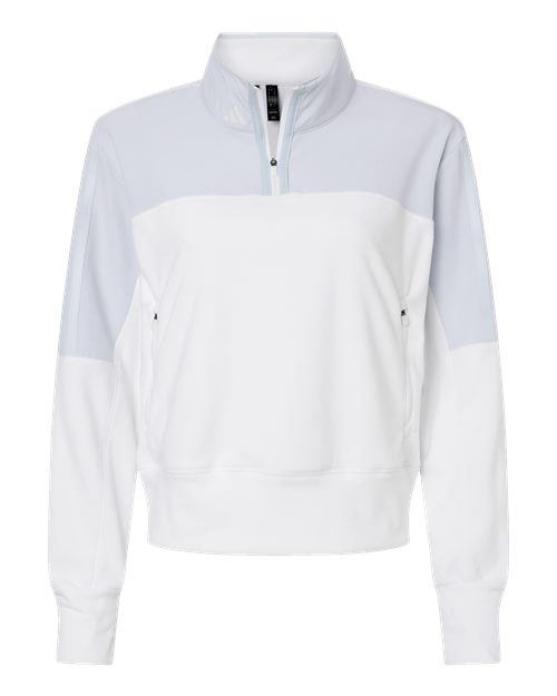 Adidas. Women's Fleece Quarter-Zip Pullover. A601