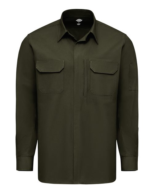 Dickies. Tactical Long Sleeve Shirt - Tall Sizes. LL94T