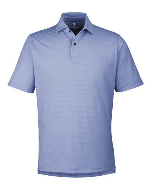 Fairway & Greene. Men's USA Made Mini Stripe Tech Polo. I11526