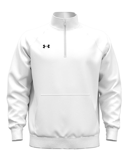 Under Armour. Men's Rival Fleece Quarter-Zip Pullover. 1386016