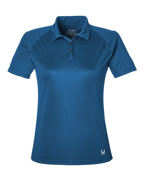 HUK. Women’s LoPro Solid Performance Polo. H612L03