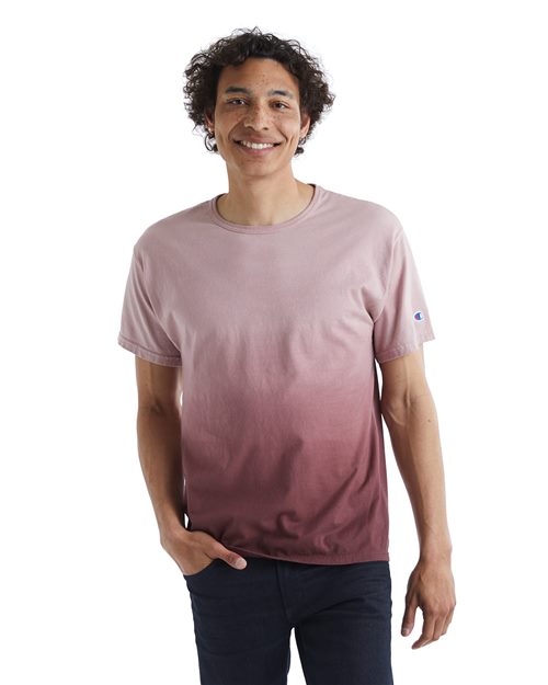 Champion. Unisex Classic Jersey Dip Dye T-Shirt. CD100D