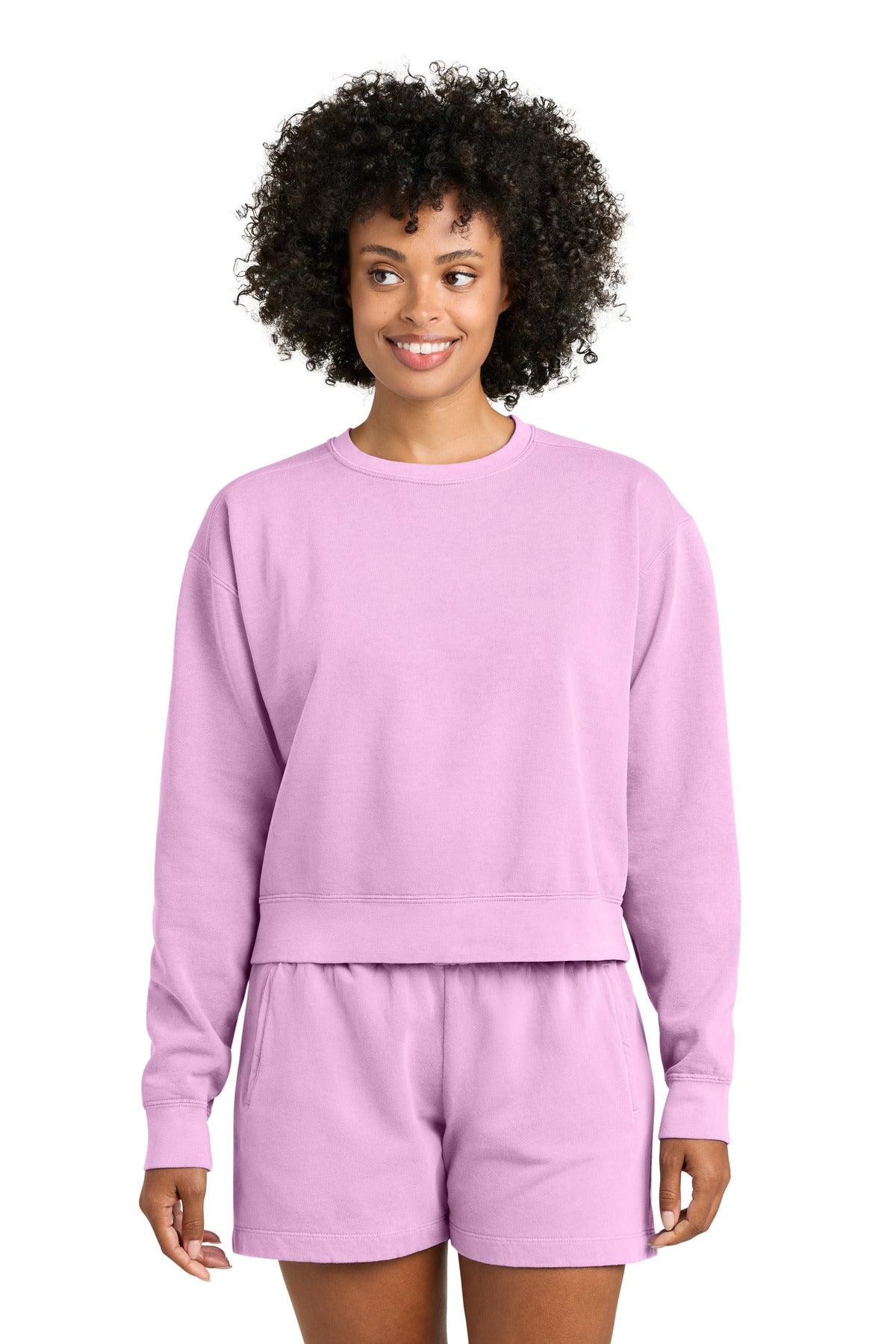 Comfort Colors Women's Mid-Length Crewneck Sweatshirt 1566L