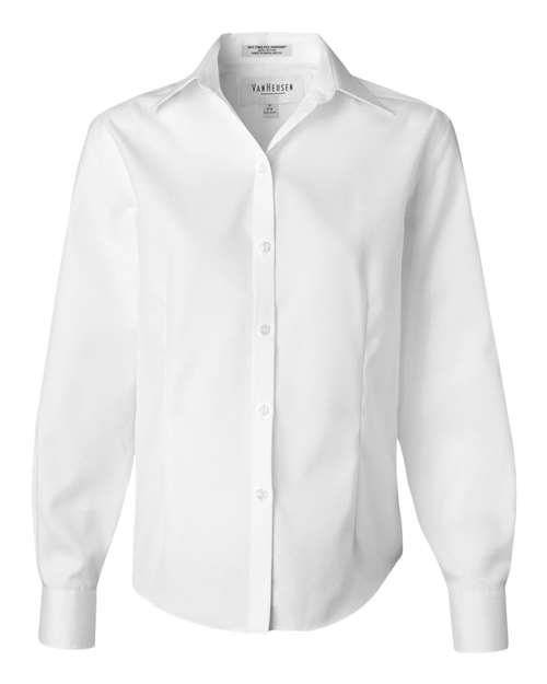 Van Heusen. Women's Non-Iron Pinpoint Oxford Shirt. 13V0144