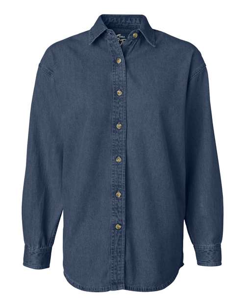 Sierra Pacific. Women's Denim Long Sleeve Shirt. 5211