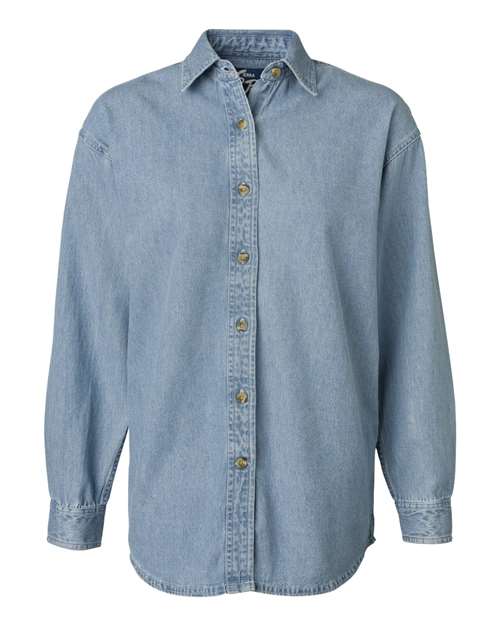 Sierra Pacific. Women's Denim Long Sleeve Shirt. 5211