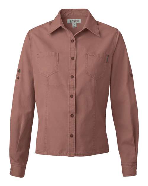 DRI DUCK. Sawtooth Collection Women's Mortar Long Sleeve Shirt. 8284