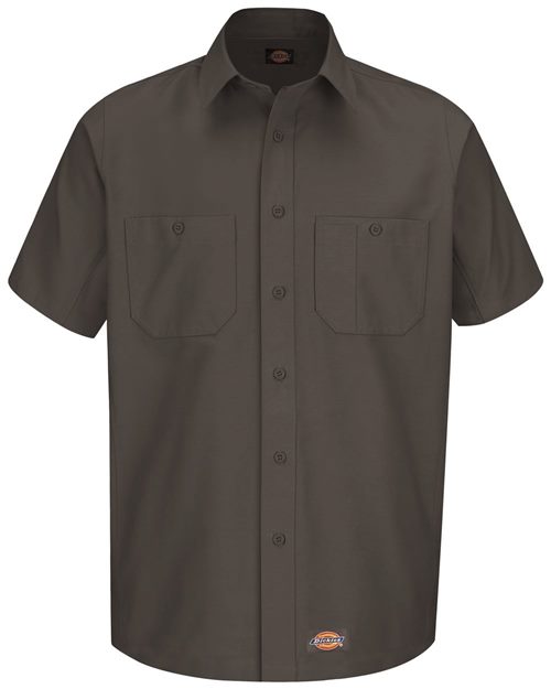 Dickies. Short Sleeve Work Shirt - Tall Sizes. WS20T