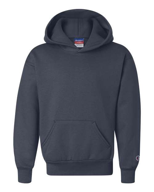 Champion. Youth Powerblend® Hooded Sweatshirt. S790