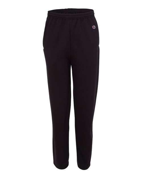 Champion. Powerblend® Open-Bottom Sweatpants with Pockets. P800