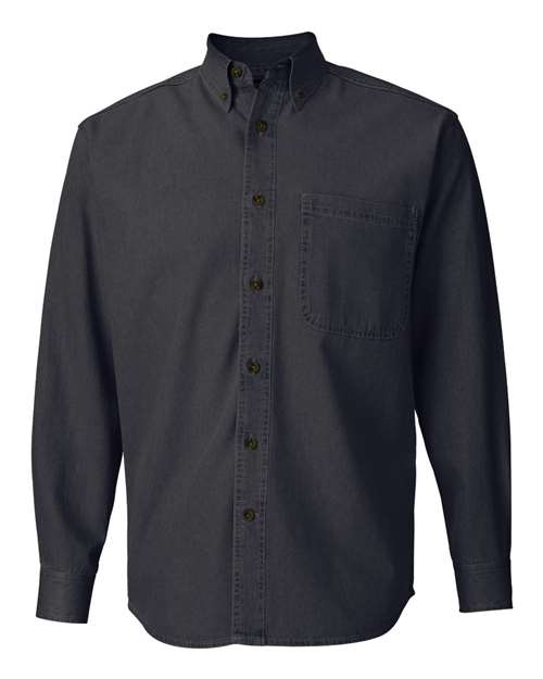 Sierra Pacific. Denim Long Sleeve Shirt. 3211
