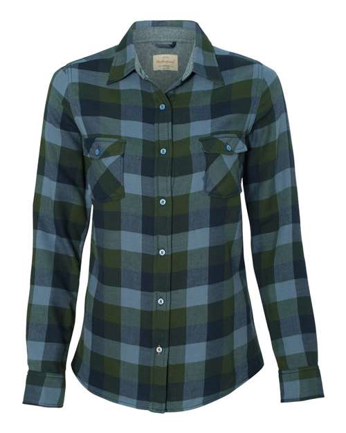 Weatherproof. Women's Vintage Brushed Flannel Long Sleeve Shirt. W164761