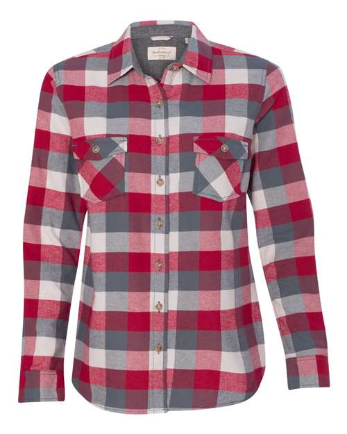 Weatherproof. Women's Vintage Brushed Flannel Long Sleeve Shirt. W164761