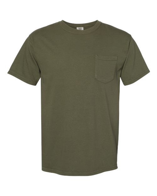 Comfort Colors. Unisex Garment-Dyed Heavyweight Pocket T-Shirt. 6030