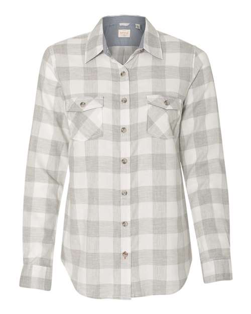 Weatherproof. Women's Vintage Brushed Flannel Long Sleeve Shirt. W164761