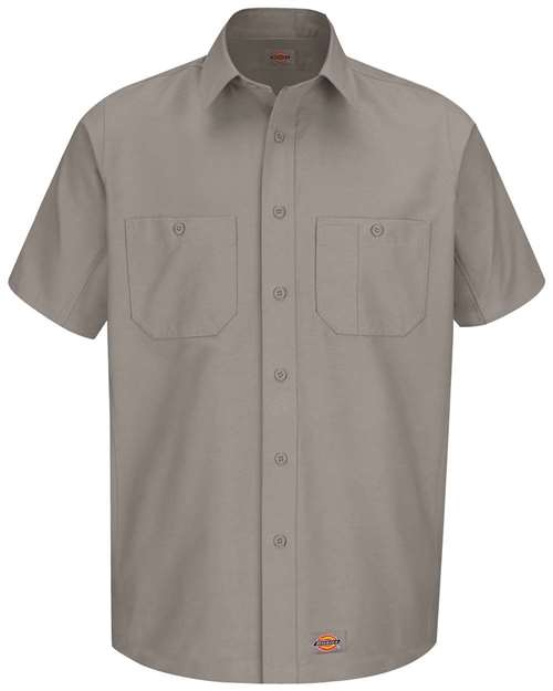 Dickies. Short Sleeve Work Shirt - Tall Sizes. WS20T