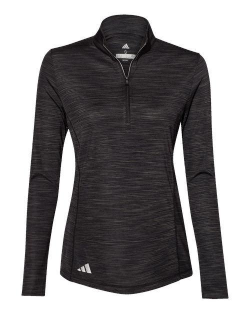 Adidas. Women's Lightweight Mélange Quarter-Zip Pullover. A476