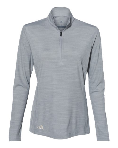 Adidas. Women's Lightweight Mélange Quarter-Zip Pullover. A476