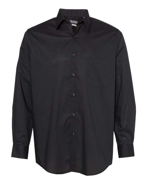 Van Heusen. Broadcloth Point Collar Solid Shirt. 13V5052