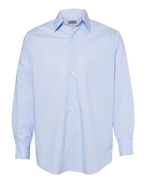 Van Heusen. Broadcloth Point Collar Solid Shirt. 13V5052