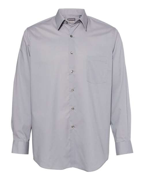 Van Heusen. Broadcloth Point Collar Solid Shirt. 13V5052