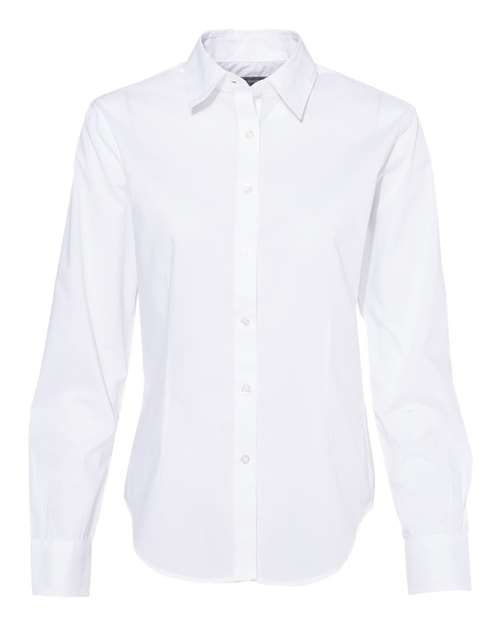 Van Heusen. Women's Cotton/Poly Solid Point Collar Shirt. 13V5053