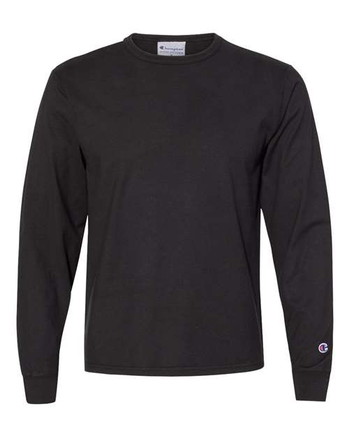 Champion. Garment-Dyed Long Sleeve T-Shirt. CD200