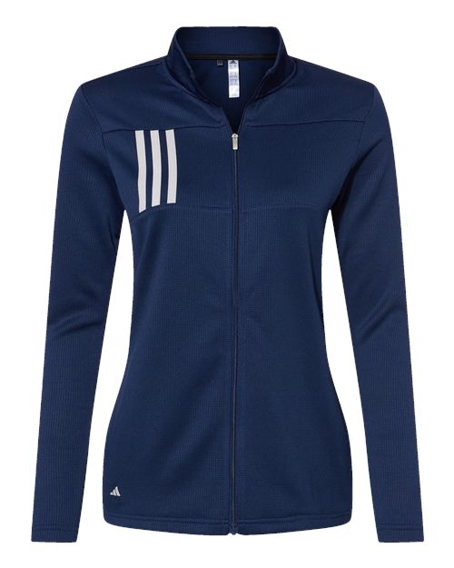 Adidas. Women's 3-Stripes Double Knit Full-Zip. A483