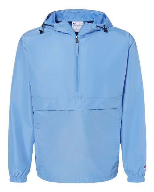 Champion. Hooded Packable Quarter-Zip Jacket. CO200