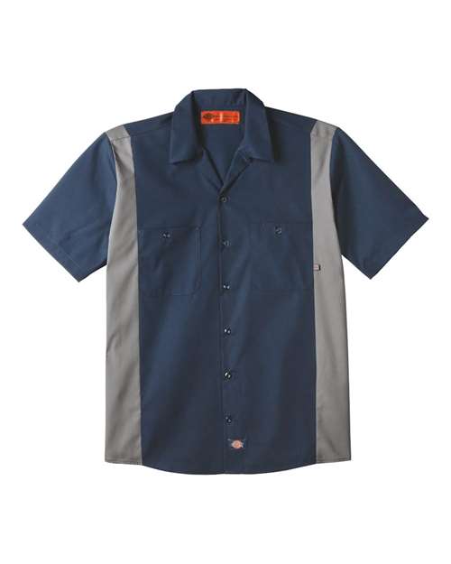 Dickies. Industrial Colorblocked Short Sleeve Shirt. LS524