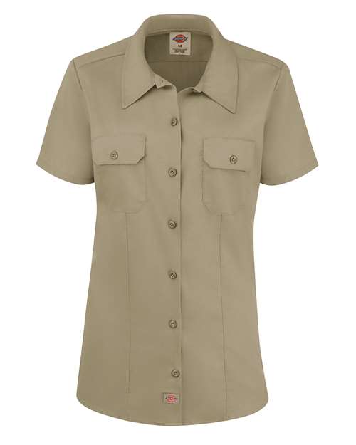 Dickies. Women's Short Sleeve Work Shirt. FS57