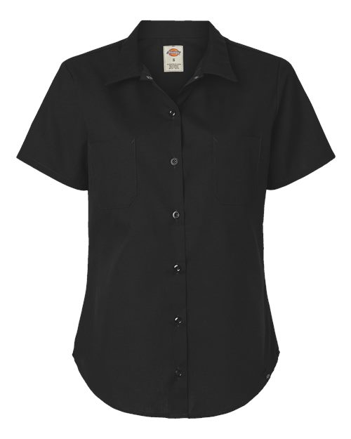 Dickies. Women's Industrial Short Sleeve Work Shirt. 5350