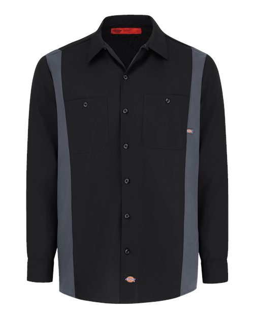 Dickies. Industrial Colorblocked Long Sleeve Shirt. 5524
