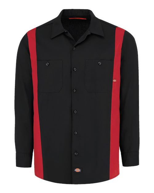 Dickies. Industrial Colorblocked Long Sleeve Shirt. 5524