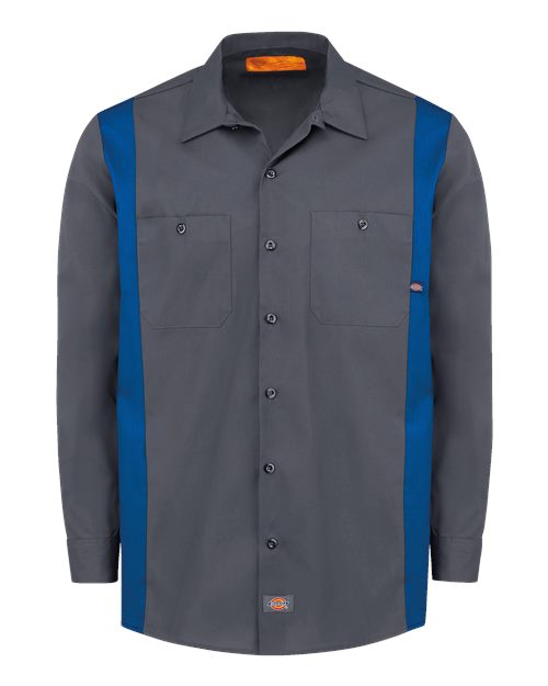 Dickies. Industrial Colorblocked Long Sleeve Shirt. 5524